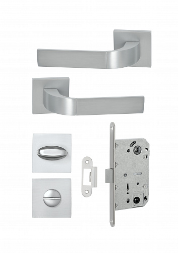 Комплект R21 в цвете матовый хром